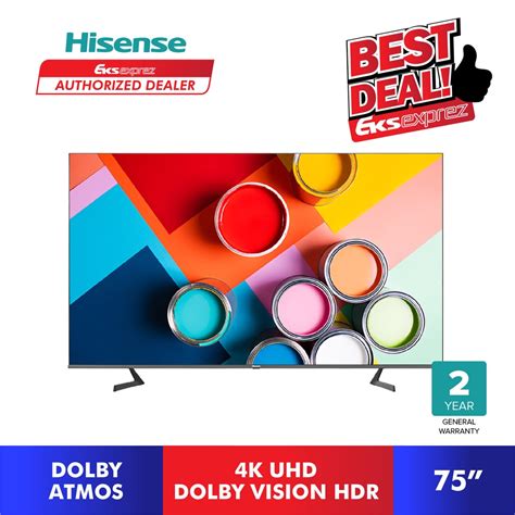 Hisense 4K UHD Smart TV A7G Series 75 75A7G Shopee Malaysia