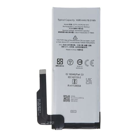 Battery Replacement For Google Pixel A G G Fu Mah Oem