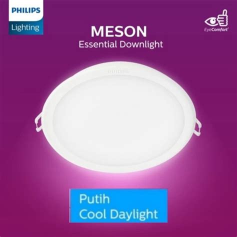 Jual Lampu Led Downlight Putih 6500k Philips Meson 35 5 9 13 17 21 24 Watt 17w Kota Depok