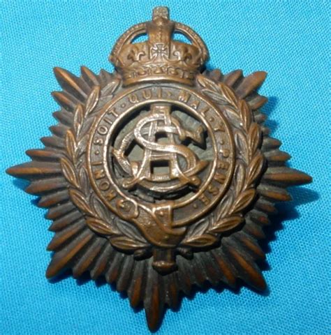 Ww1 British Army Military Royal Tank Corps Brass Cap Badge First World War Eur 1709 Picclick It