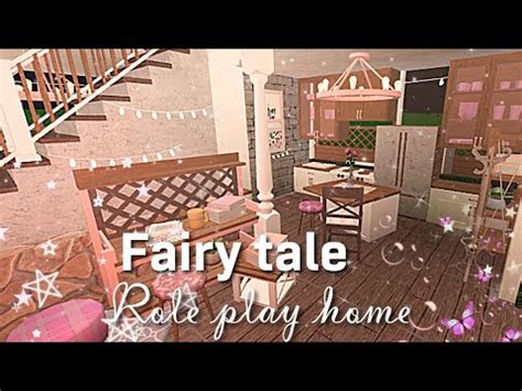 Speed Build FairyTale Role Play Home Roblox Bloxburg YouTube