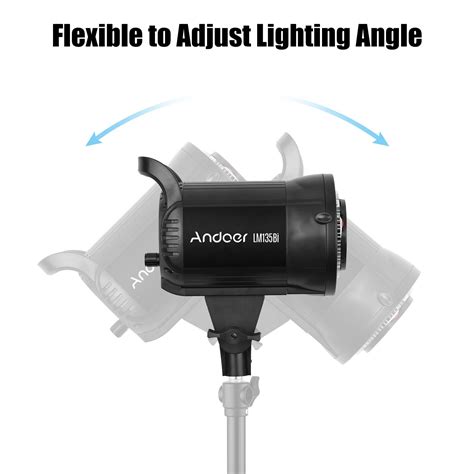 Andoer LM135Bi Portable LED Photography Fill Light 135W Studio Video Light