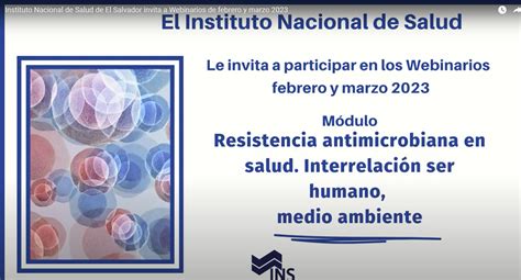 Ins Invita A Participar En Los Webinarios Mes De Febrero Y Marzo Bvs