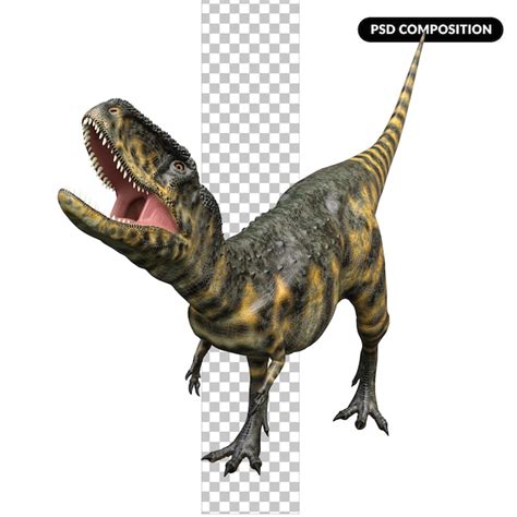 Premium Psd 3d Dinosaur