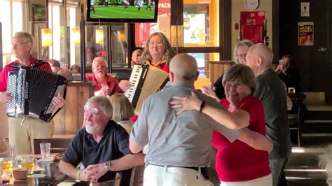 Roll Out The Barrel Accordion Flashmob Youtube