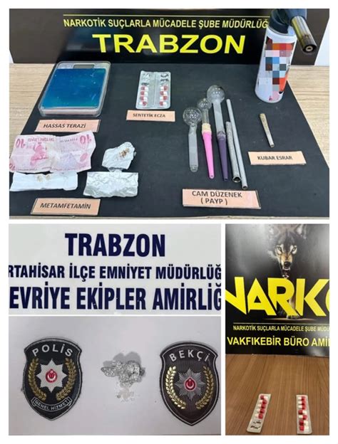 Trabzon da Narkotik Operasyonunda 4 Şüpheliye İşlem Yapıldı Haberler