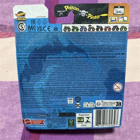 HOT WHEELS MONSTER Trucks Poison Pinto Crash Legends 2024 Tresure Hunt 30 00 PicClick AU