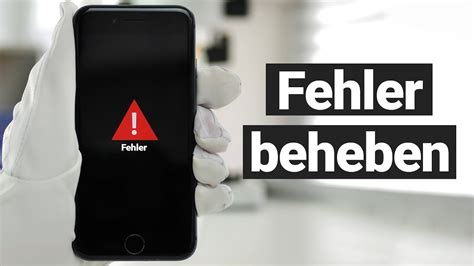 iPhone hängt startet immer neu reagiert nicht Fehler beheben mit