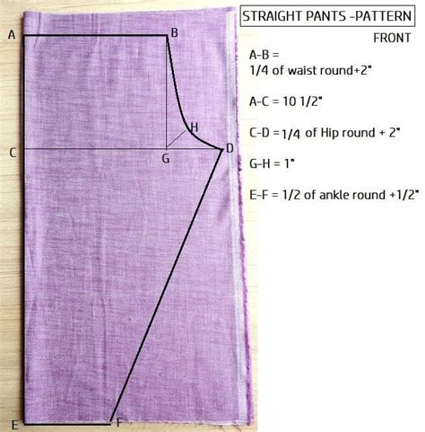 Make Easy And Comfortable Straight Pants Sewing Pattern Sewguide