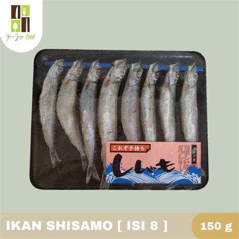 Jual Ikan Shisamo Fish Ikan Capelin Telur Ikan Isi 8 150g Shopee