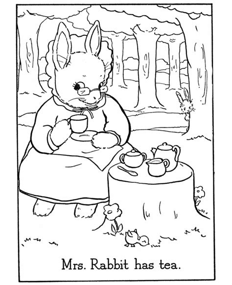 Peter Rabbit Coloring Pages - Coloring Home