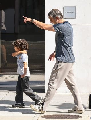 Olivier Martinez His Son Maceo Martinez Editorial Stock Photo Stock