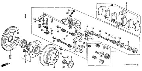 Honda Accord Coupe Disk Rr Brake Rear Brakes 42510 S84 A50 Norm