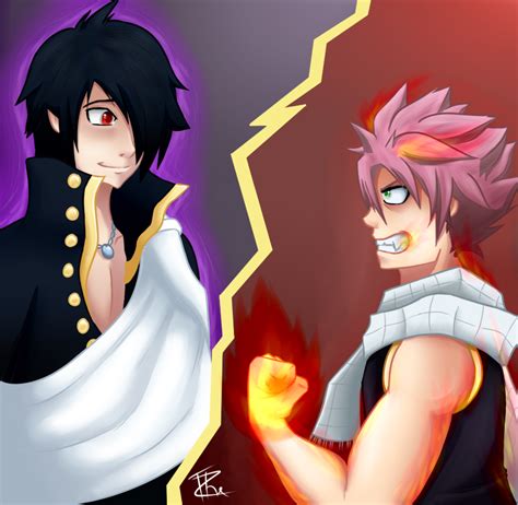 Natsu vs Zeref by thezigmis on DeviantArt