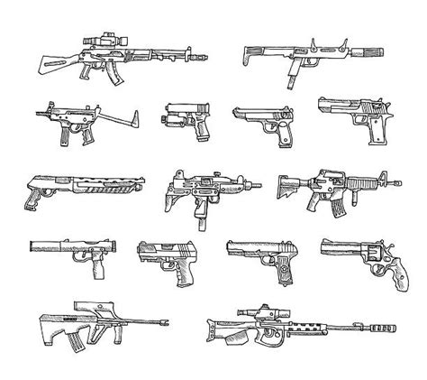 M16 Rifle Drawings Illustrations, Royalty-Free Vector Graphics & Clip Art - iStock