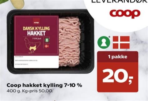 Coop Hakket Kylling Superbrugsen Alle Tilbudsavis