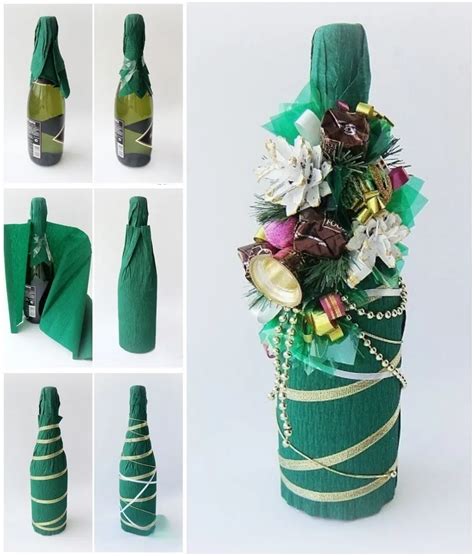 How to Gift Wrap a Champagne Bottle - 3 Easy Wrapping Ideas for Happy