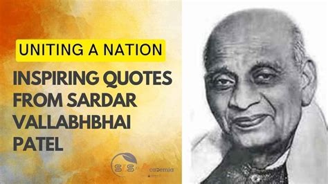 Uniting A Nation: 50 Inspiring Quotes from Sardar Vallabhbhai Patel ...