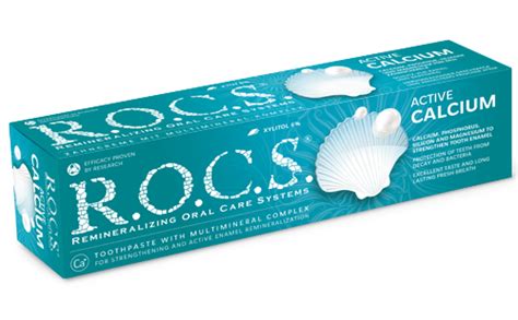 R.O.C.S. Active Calcium - Ingredients - Protection - Сomposition