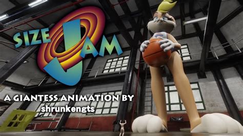 Size Jam Giantess Lola Bunny Animation Youtube