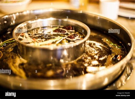 Spicy Sichuan Hotpot Stock Photo Alamy