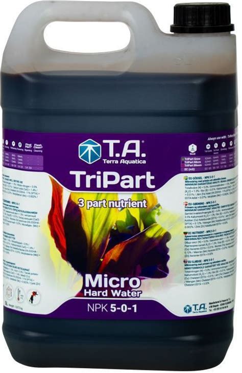 Terra Aquatica TriPart Micro Hard Water 5 l od 939 Kč Heureka cz