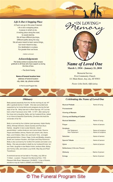 Obituary Template Google Docs | Stcharleschill Template