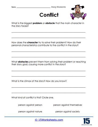 Elements Of A Story Worksheets 15