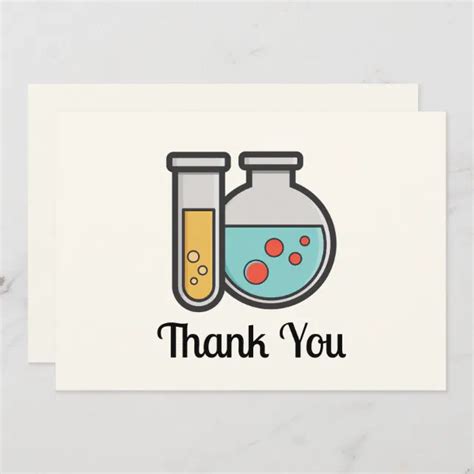chemistry test tube  beaker   card zazzle
