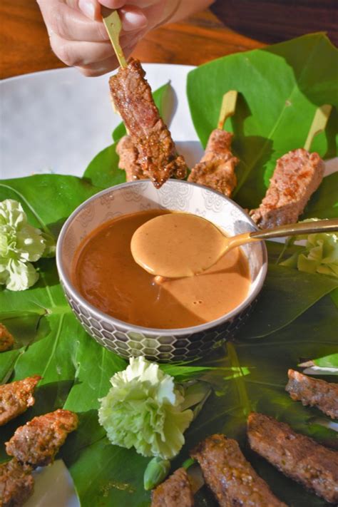 Thai Beef Satay With Peanut Lime Sauce Recipe For A Party