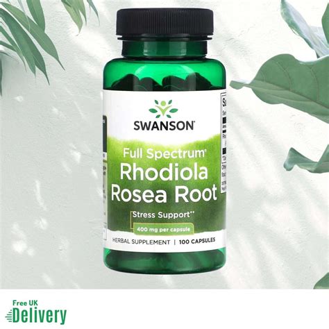 Swanson Full Spectrum Rhodiola Rosea Root Mg Capsules