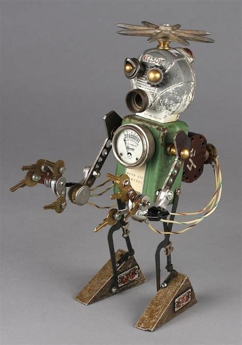 Железные самоделки. Своими Руками из металла. | Robot sculpture ...