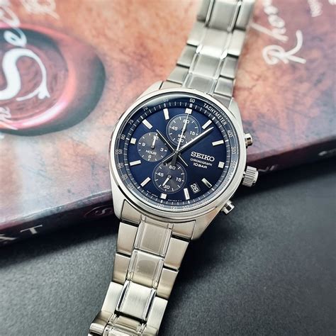 Seiko Quartz Ssb377p1 Ssb377 Chronograph Chính Hãng Giá Tốt