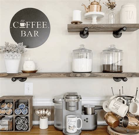 30 Best Coffee Bar Ideas 2023 DIY Coffee Bar Ideas For Small Spaces