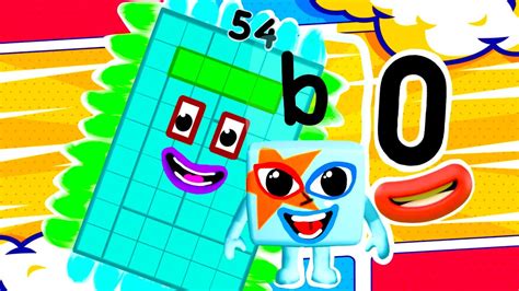 Numberblocks Alphablocks Crossover 54 And B 0 Youtube