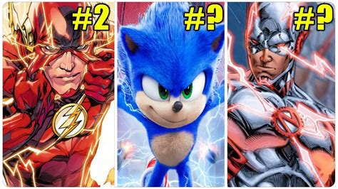 Fastest Characters In The Universe Ranked Youtube