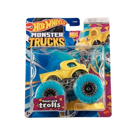 Hot Wheels Monster Trucks Good Luck Trolls Hdx Shopee Brasil