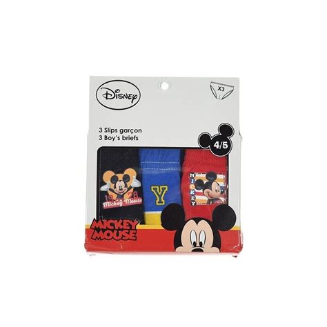 Set 3 Perechi Chilotei Mickey Mouse Multicolor 116 128 Cm 6 8 Ani Emag Ro