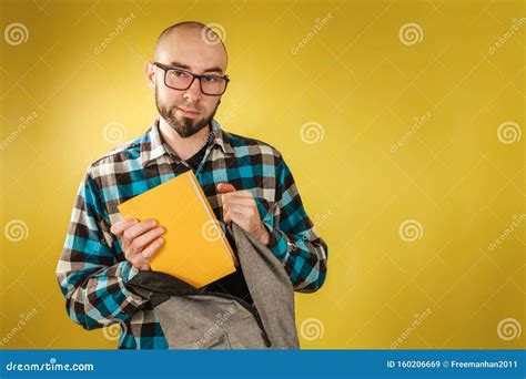 Research And Education A Bald Bearded Man In Glasses And A Blue Plaid