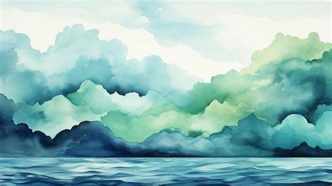 Premium AI Image | watercolor landscape tutorial