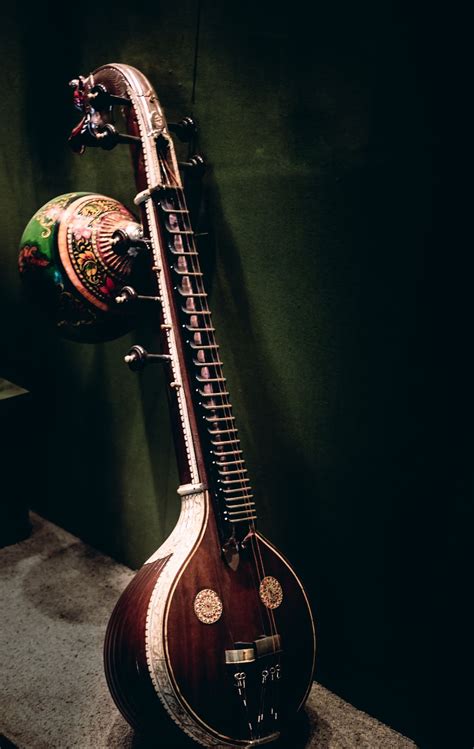 Saraswati Veena - a stringed instrument used in carnatic classical ...