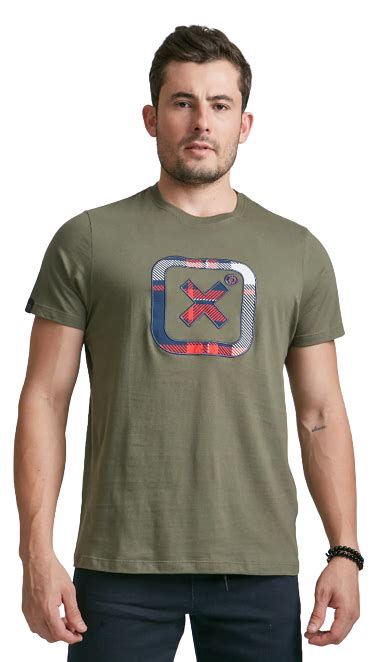 Camiseta Masculina Txc Brand Verde Celeiro Country