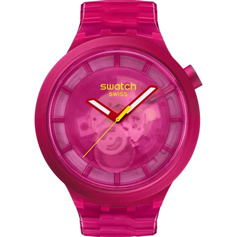 SB05P102 Swatch Big Bold Biosourced Pink Joy