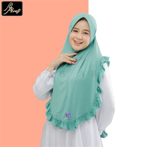 Jual Jilbab Kerudung Bergo Instan Hijab Instant Arrafi Ar Jumbo