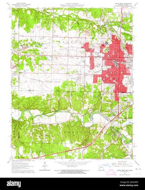 Joplin missouri map hi-res stock photography and images - Alamy