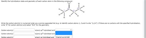 Answered Identify The Hybridization State And Bartleby