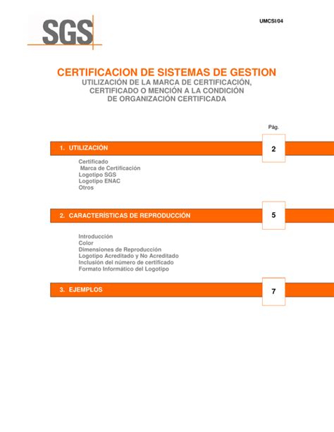 Certificacion De Sistemas De Gestion