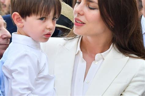 Charlotte Casiraghi Et Son Fils Rapha L Au Prix De Monaco Gala