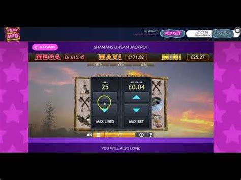 Shamans Dream Jackpot Slot Game On Wizardslots YouTube