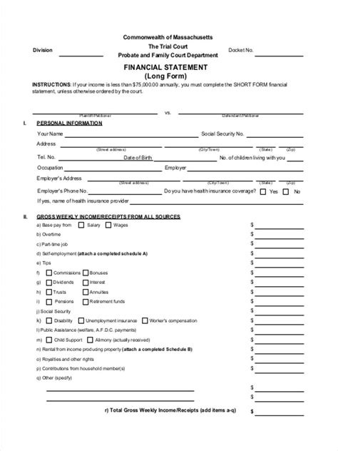 FREE 21 Sample Financial Statement Forms In PDF MS Word Excel